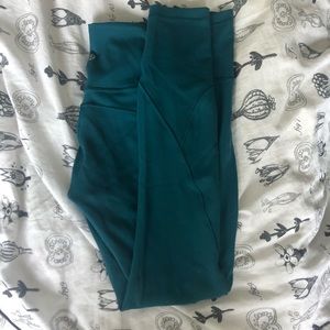Lululemon turquoise In-movement leggings